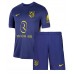 Atletico Madrid Giacomo Raspadori #22 Vonkajší Detský futbalový dres 2025-26 Krátky Rukáv (+ trenírky)